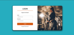 Gym Login Page